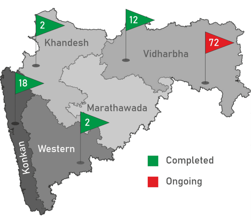 map of maharashtra with regions
